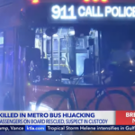 Los Angeles bus hijacked